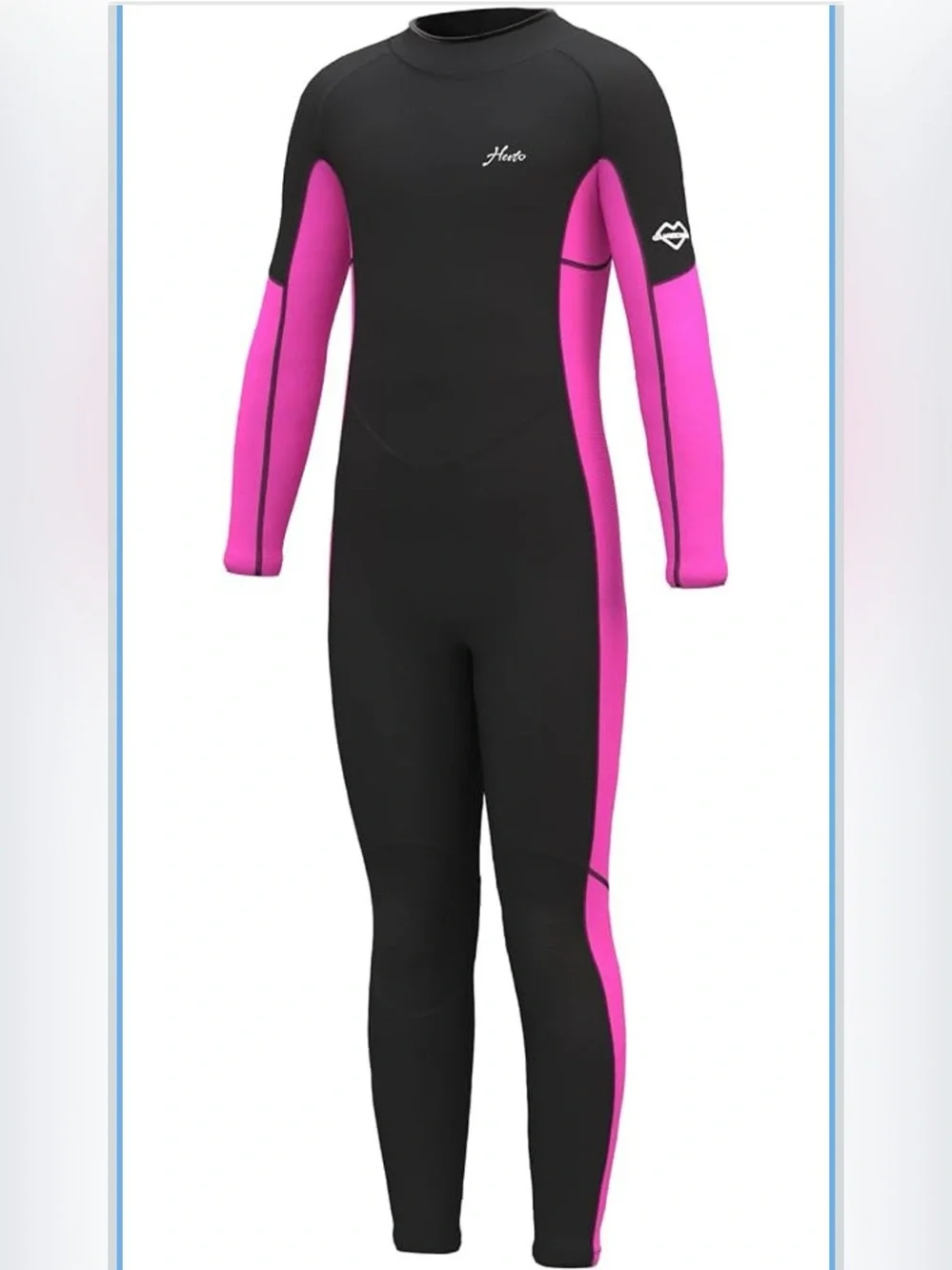 Hevto Kids Wetsuit 3/2mm Neoprene Back Zip 12 Slim. 2579/bb14-1